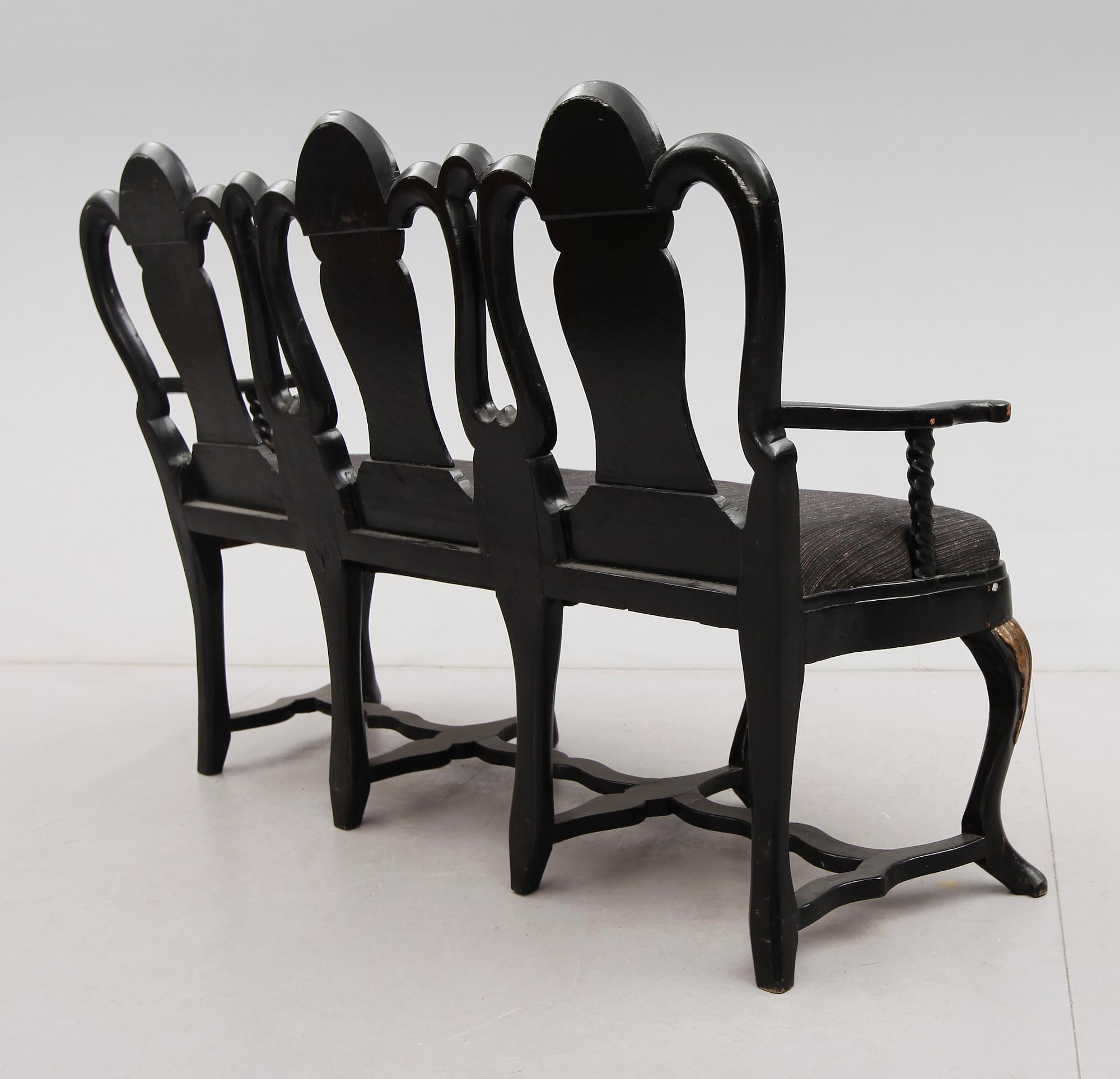 SOFFA, senbarock, 1700-tal.