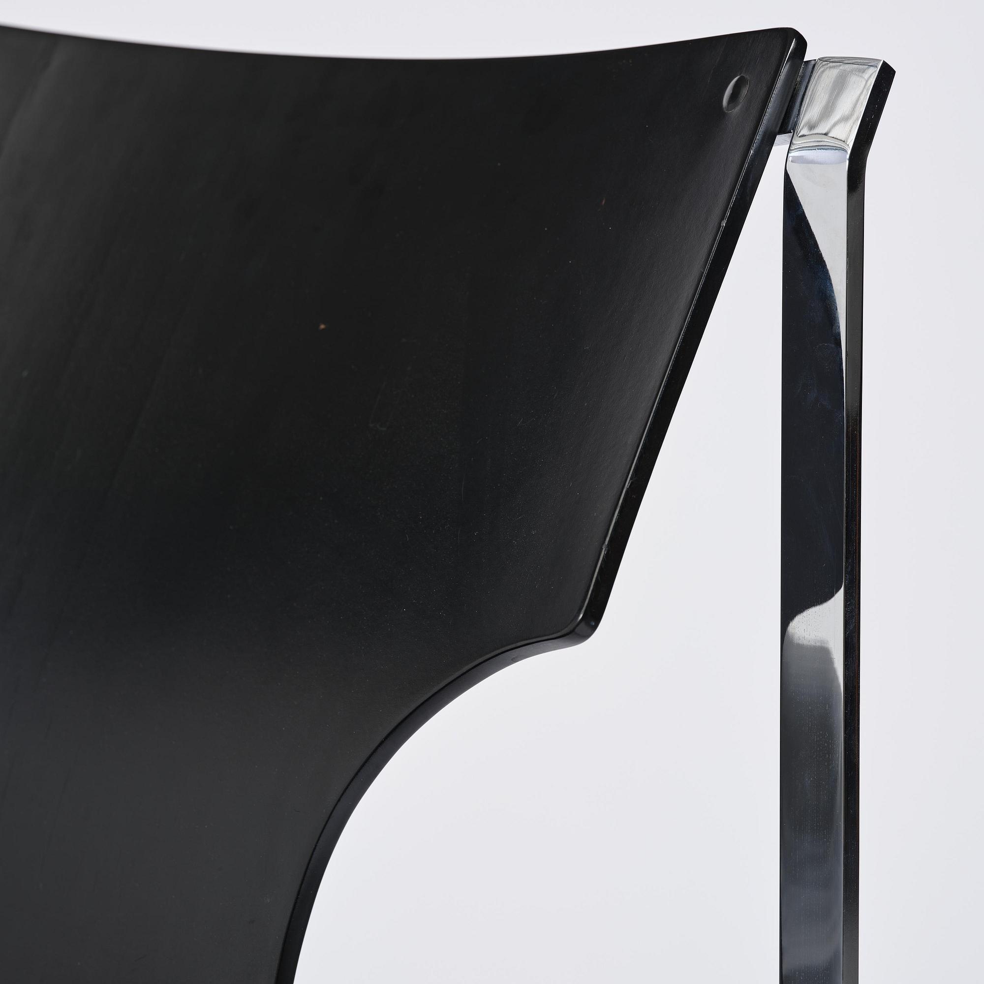 Sigurd Persson, a rare pair of armchairs, Åry Stålmöbler, Örsjö, 1960s.