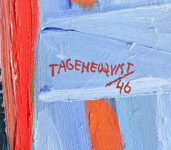 TAGE HEDQVIST, olja på duk, sign o dat- 73.