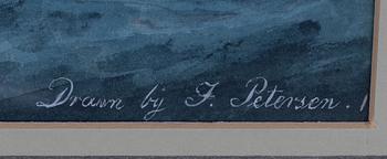 Jacob Petersen Briggen "Adelaide" of London (Capt James Libbald) utanför Helsingör.