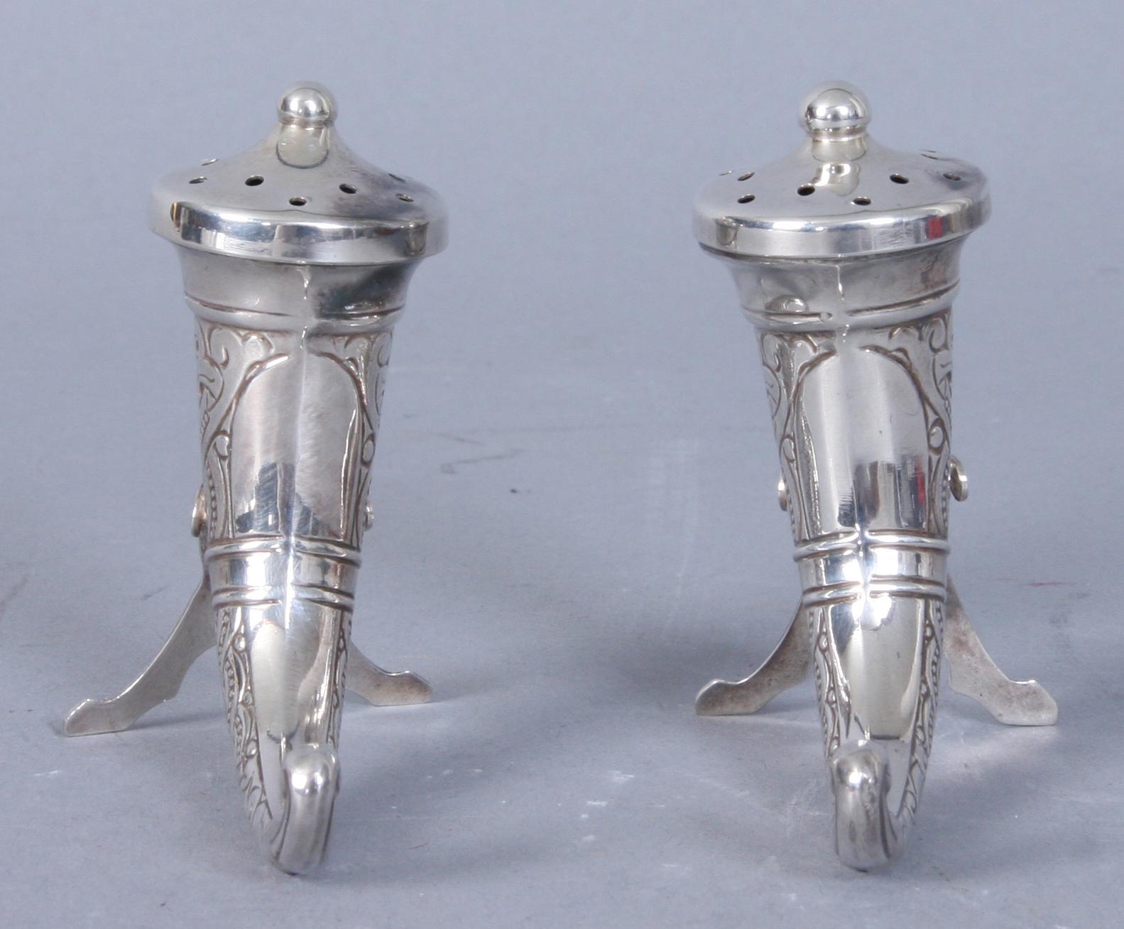 KRYDDKAR, ett par, sterling, Norge. 34 gram.