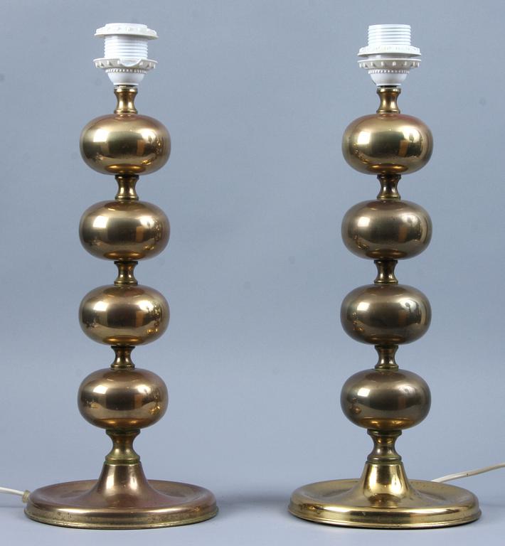 BORDSARMATURER ett par, 1900-tal.