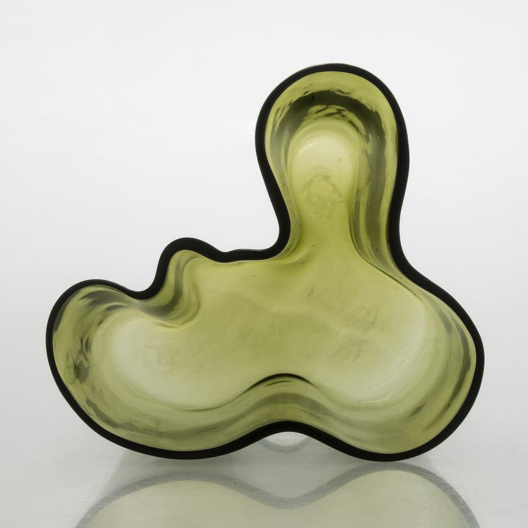 Alvar Aalto, a 1950s glass vase, model 3030, signed Alvar Aalto 3030.