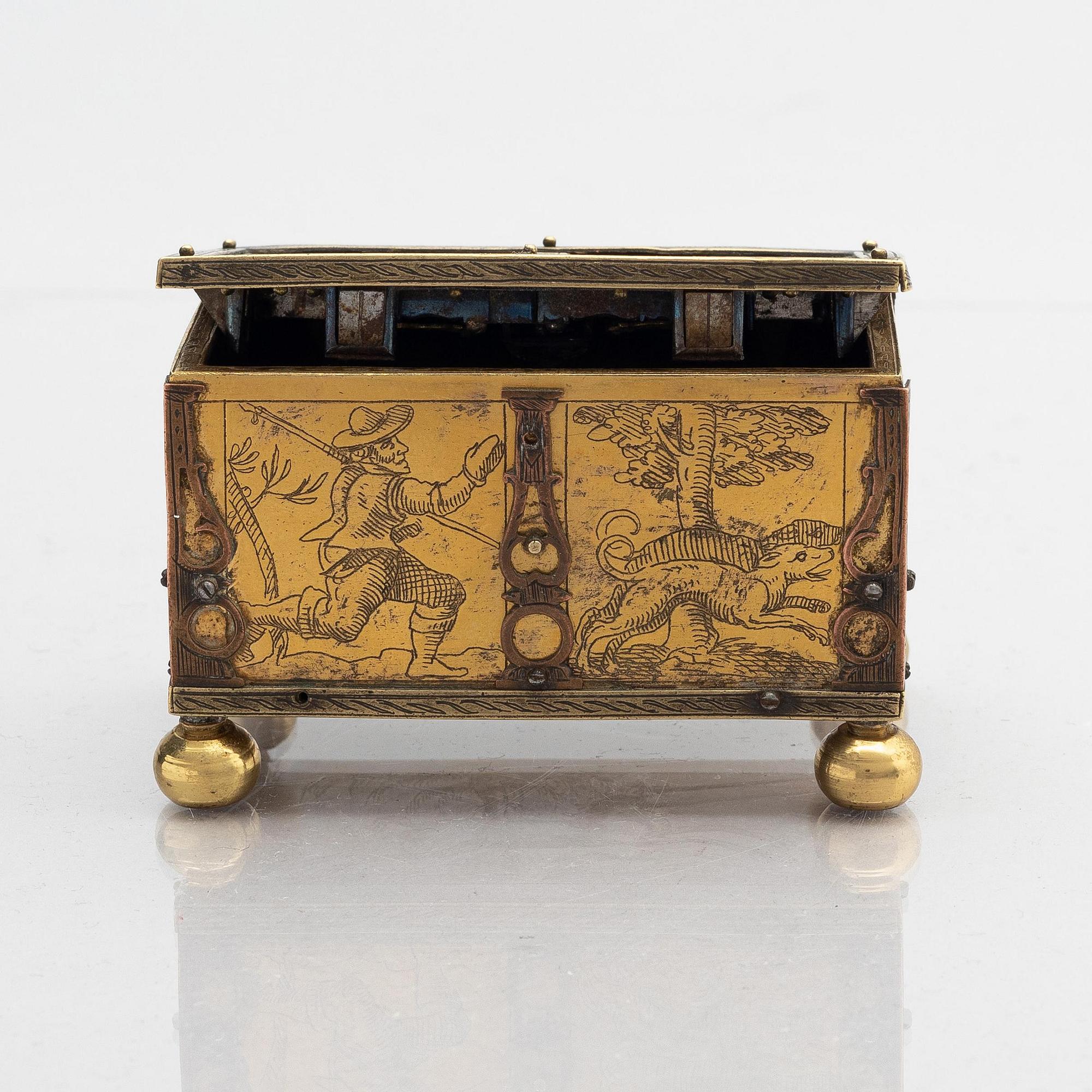 Skrin, av Michel Mann (mästare i Augsburg och Nürnberg ca 1589-1630), Renässans.
