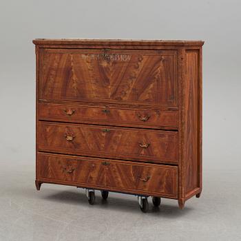 A swedish secretaire, dated 1848.