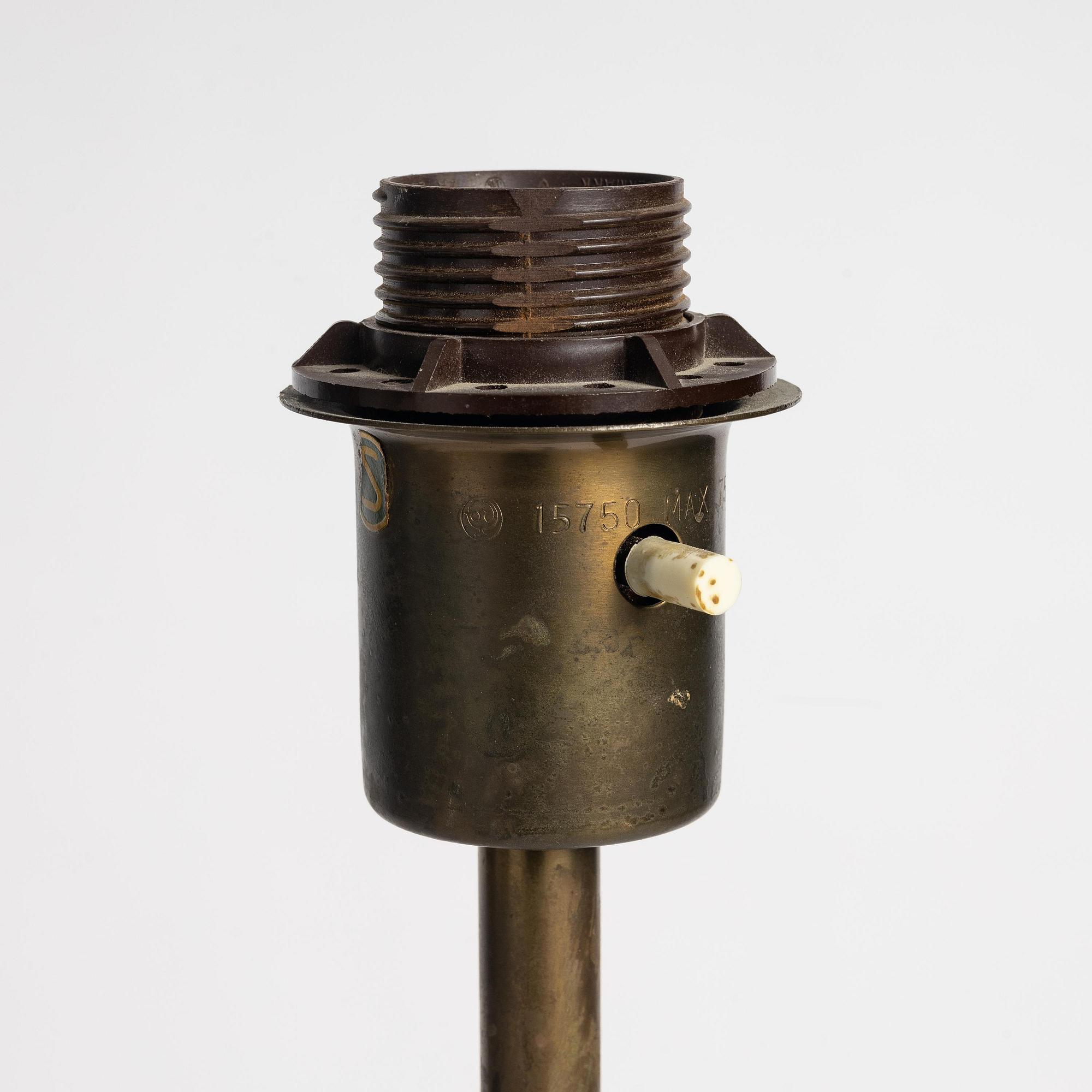 Harald Notini, eller Uno Westerberg, golvlampor, ett par, modell "15750", Arvid Böhlmarks Lampfabrik, Stockholm, 1950-60-tal.