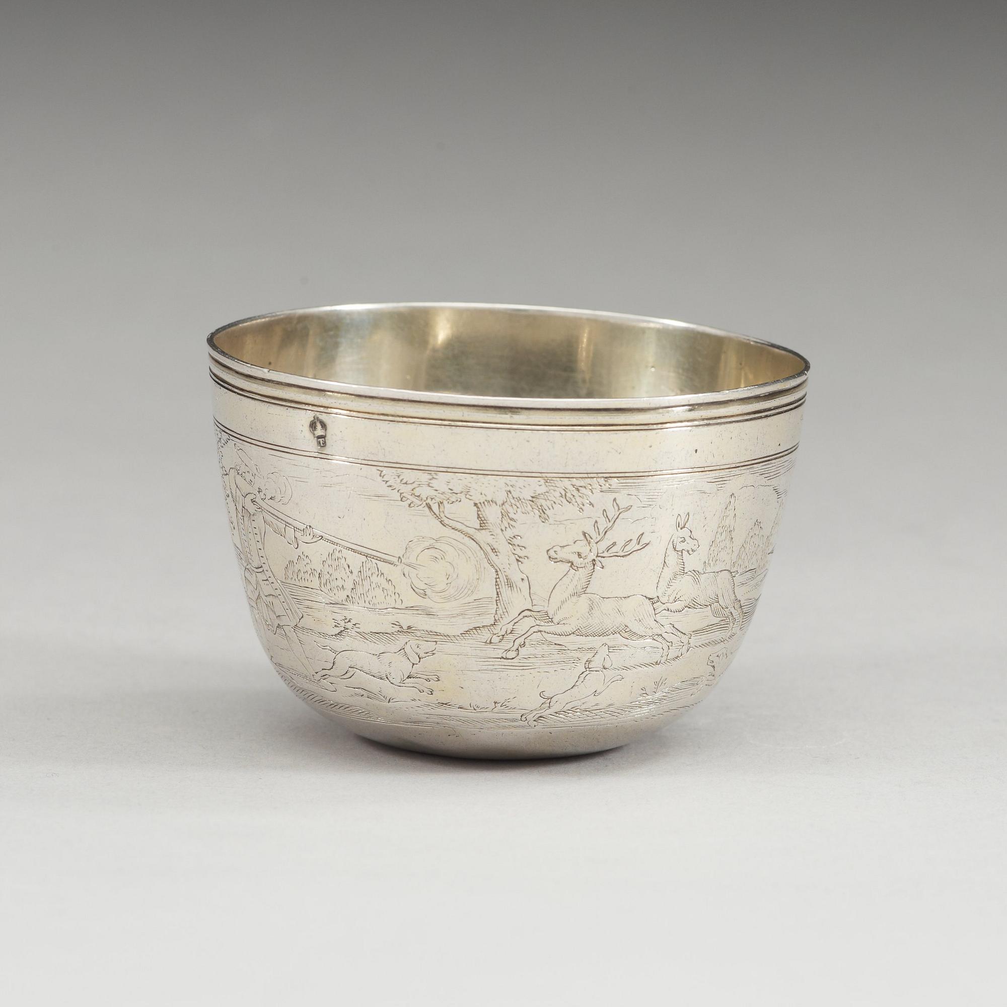 TUMLARE, otydlig mästarstämpel, Augsburg 1712-1715.