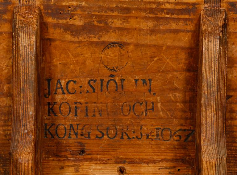 FÄLLBORD, av Jacob Sjölin (mästare i Köping och Kungsör 1767-1785).