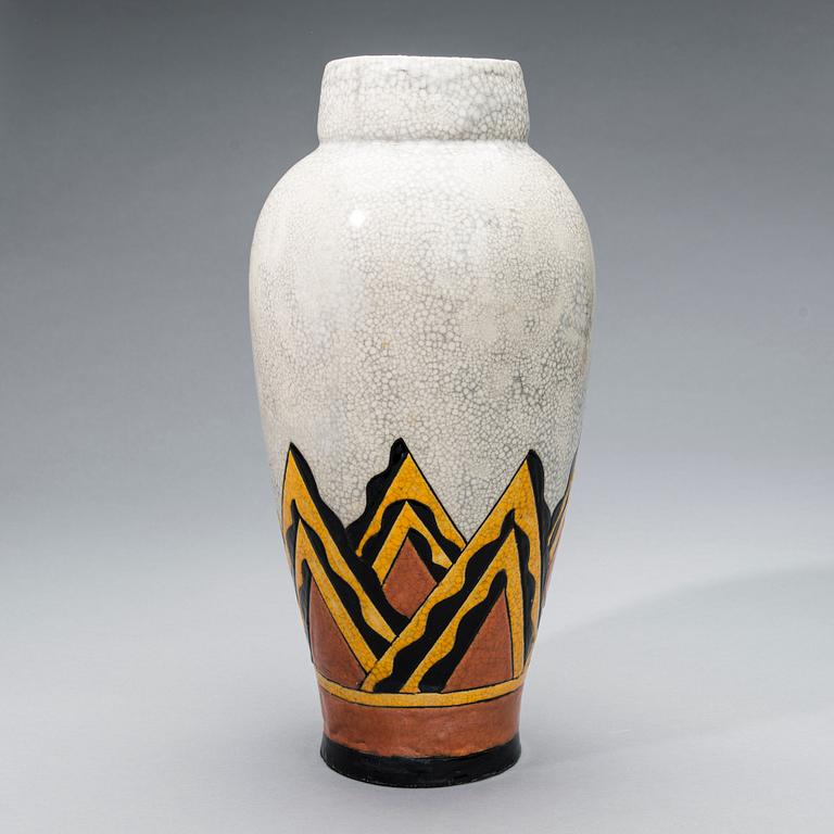 VAS, keramik, Charles Catteau, Boch Freres, Belgien, 1930-tal.