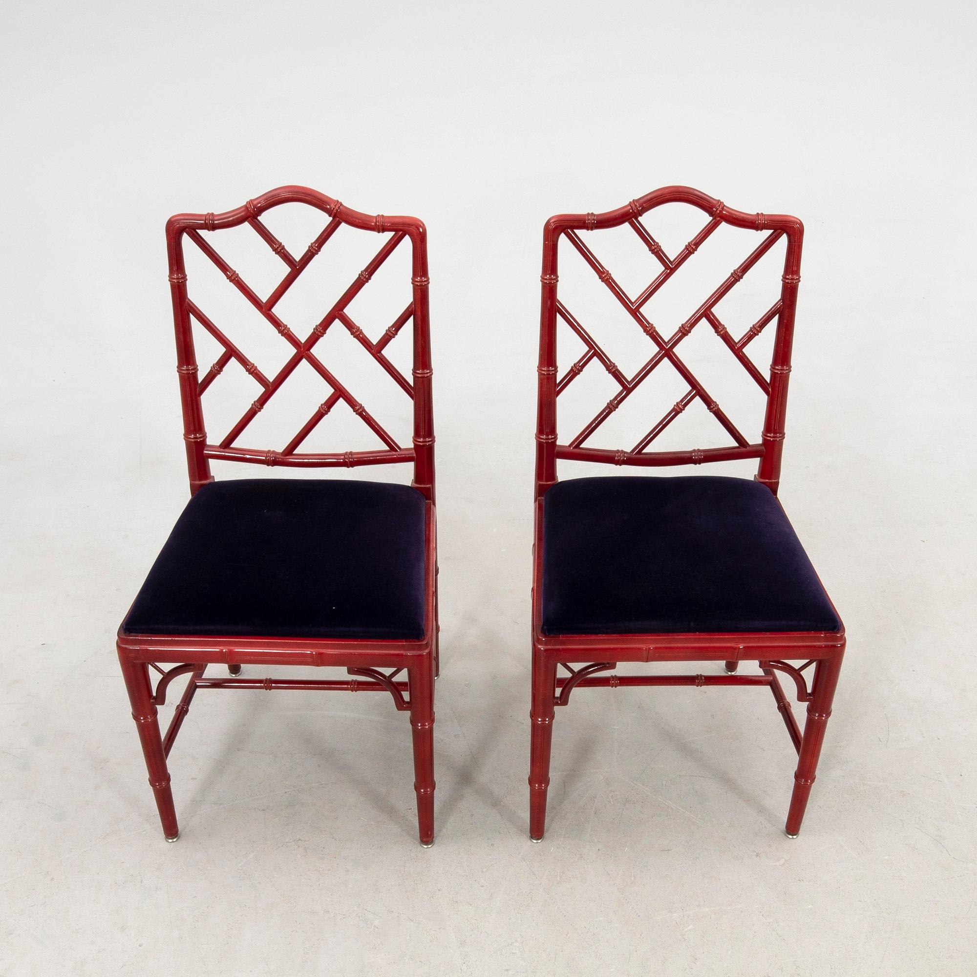 A seven-piece dining suite by Miranda of Sweden, second half of the 20th century.