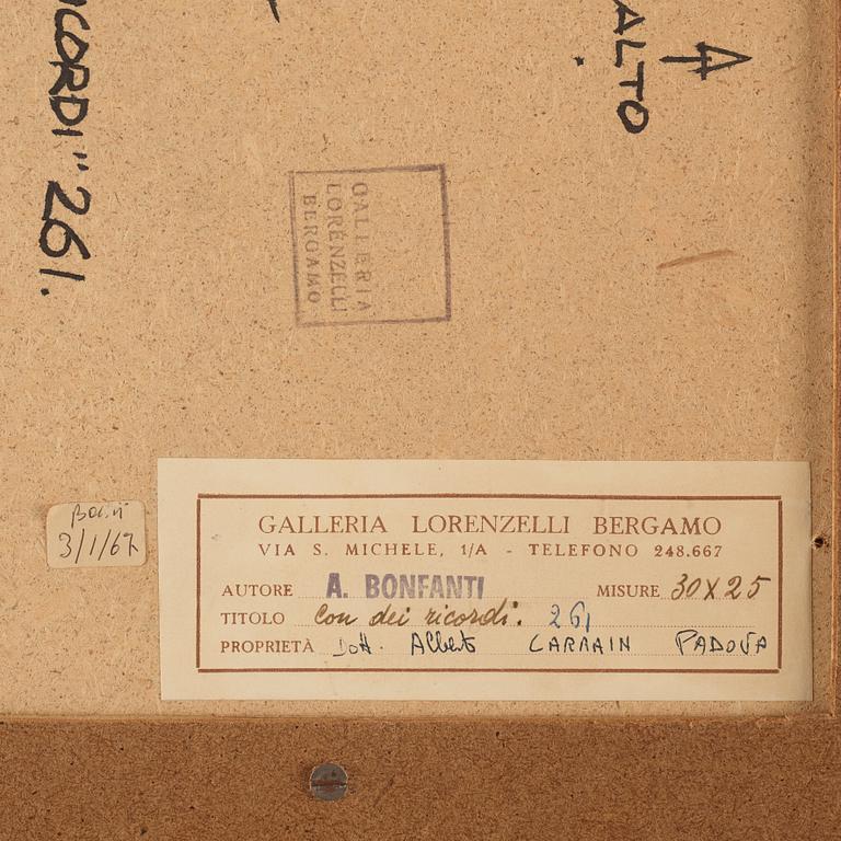 Arturo Bonfanti, "Con dei ricordi".