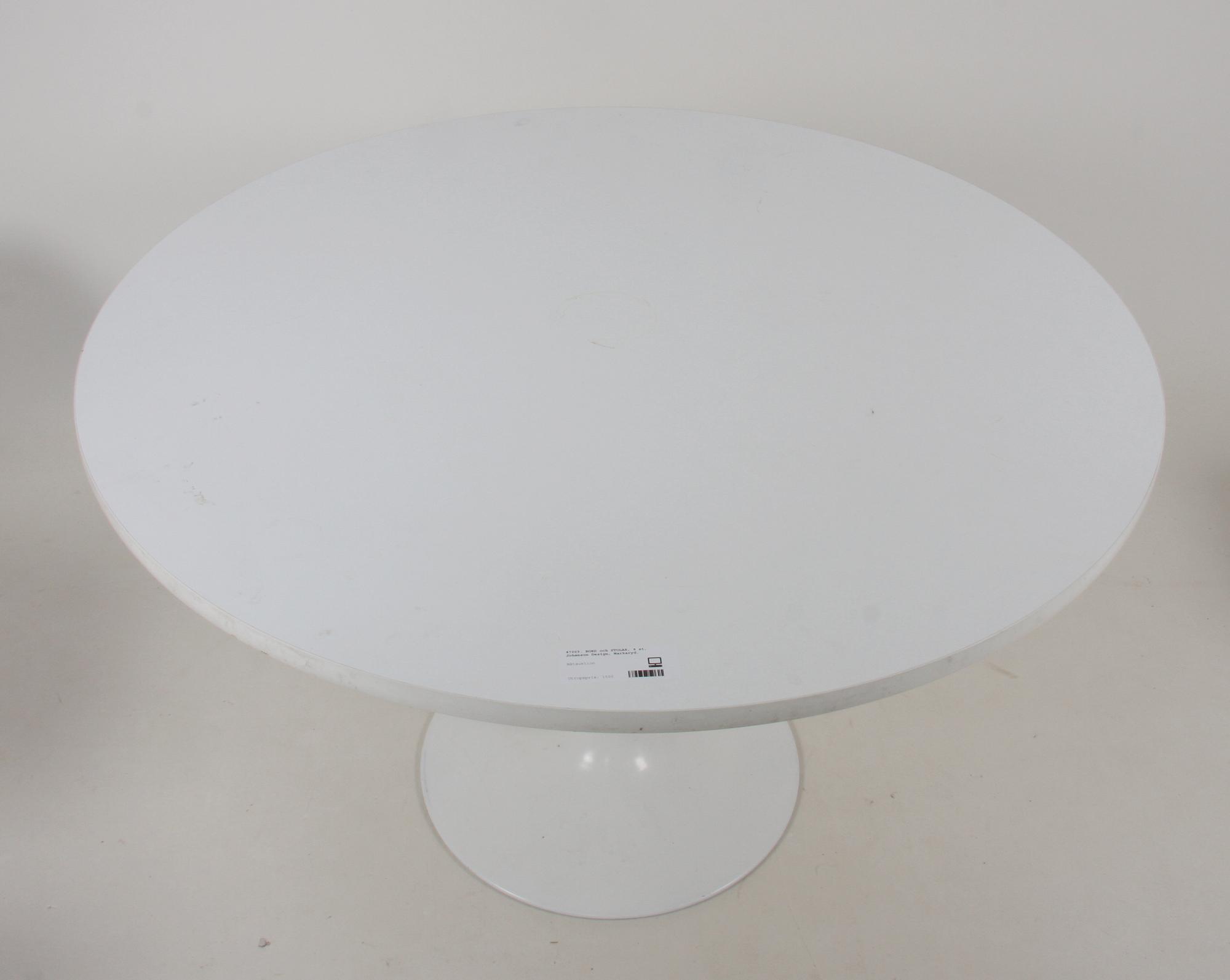 BORD och STOLAR, 4 st, Johanson Design, Markaryd.