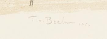 Tuomas von Boehm, Teatteriasetelma.