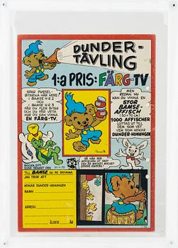 Serietidning, "Bamse", Nr 1, 1973.