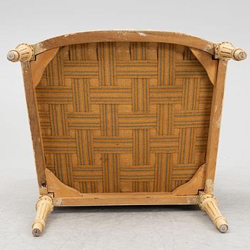 Berger chair, Louis XVI style, circa 1900.