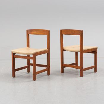 A set of eight 20th century chairs.