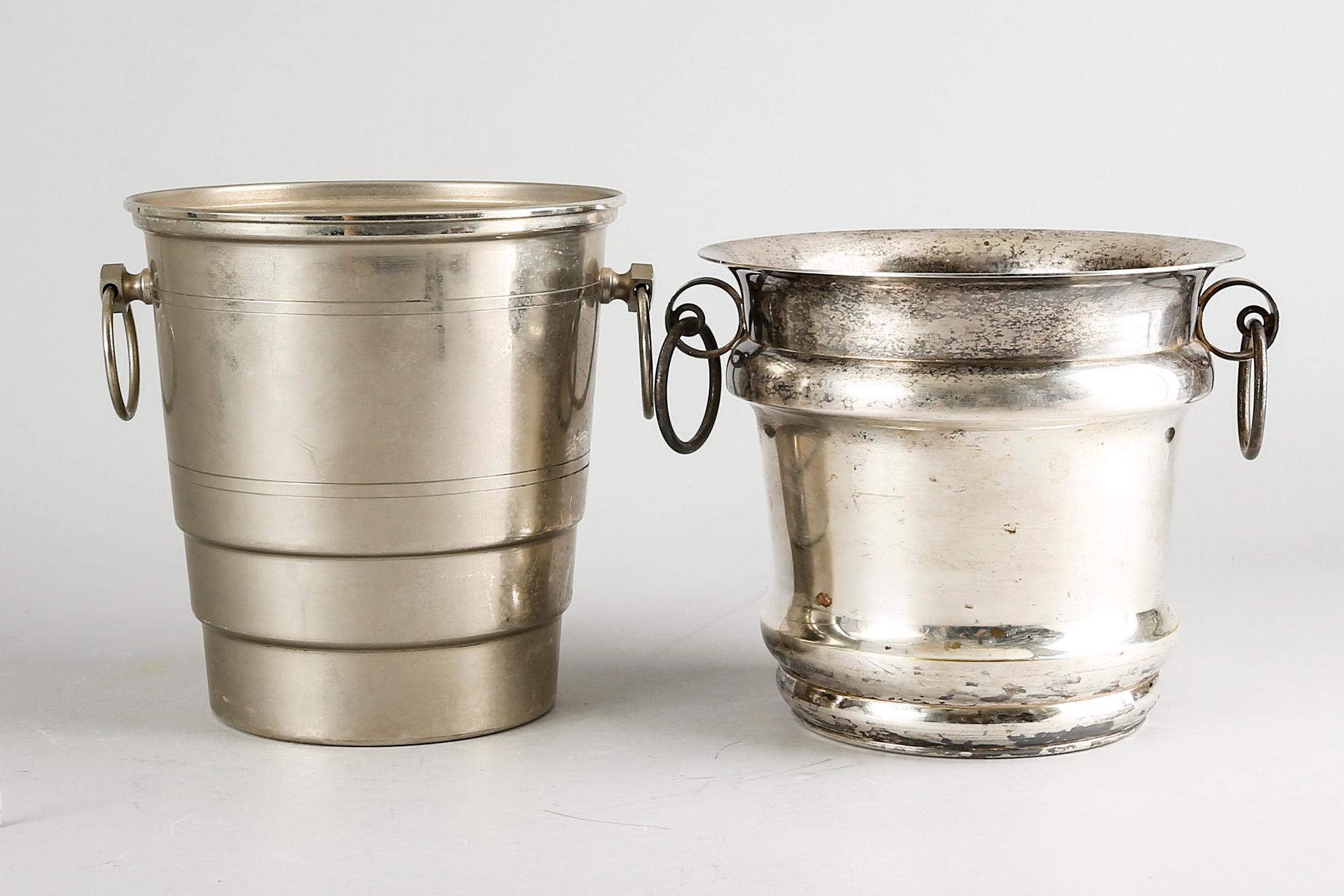 A set of two French champagne coolers first half of the 20th century.