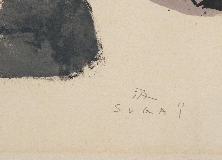 KUMI SUGAI, litografia, nro. 109/120, sign.