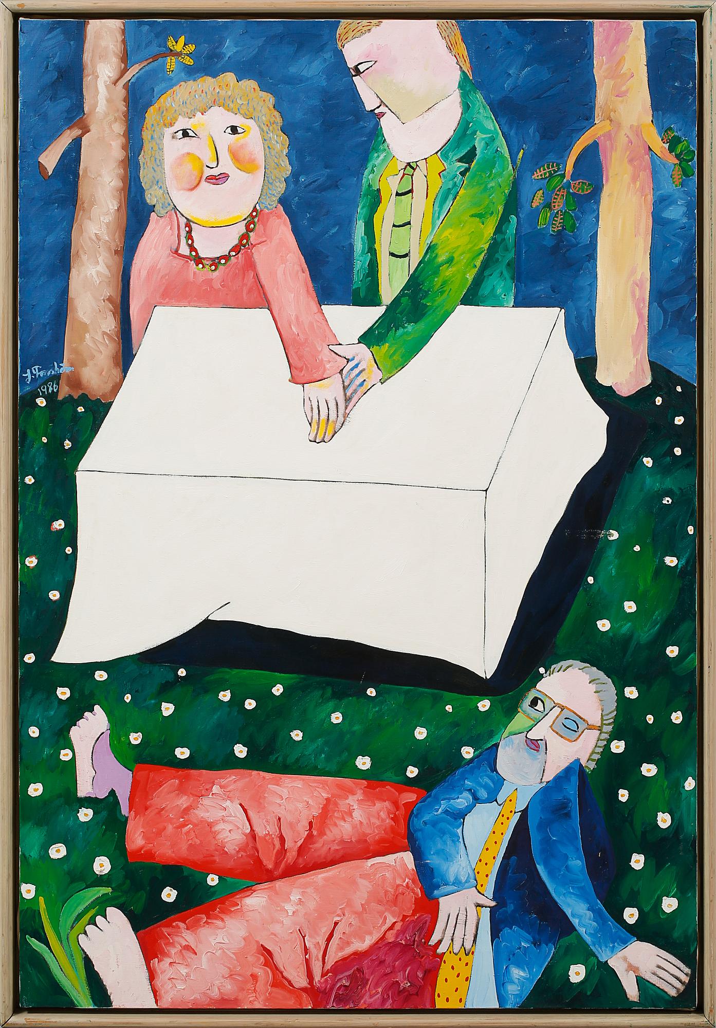 JONNY FORSSTRÖM, olja på duk, signerad och daterad 1986.