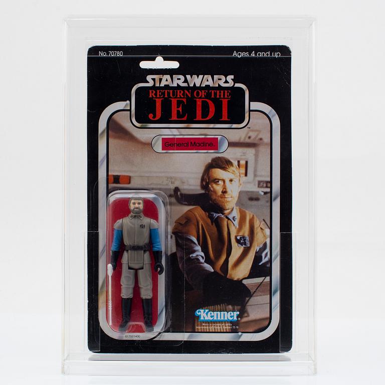 STAR WARS, General Madine, See-Threepio (C-3PO) & Nien Nunb, ROTJ, Kenner 1983.