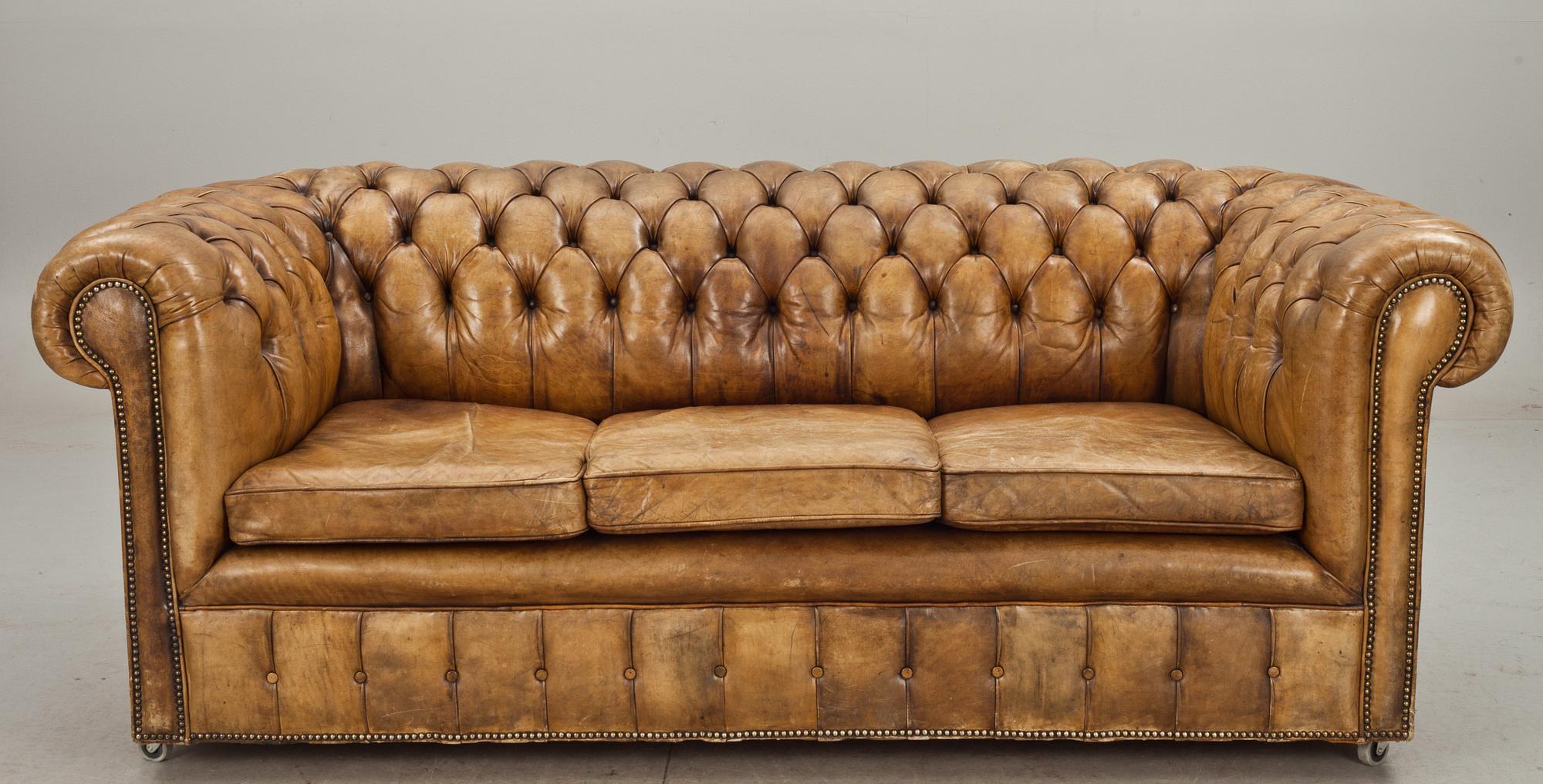 SOFFA, Chesterfield, 1900-talets mitt.