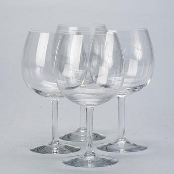VINGLAS, 11 st, "Bouquet", design Signe Persson Melin, Kosta Boda.