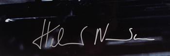 AUTOGRAFBILD, signerad Helmut Newton, 2000-tal.
