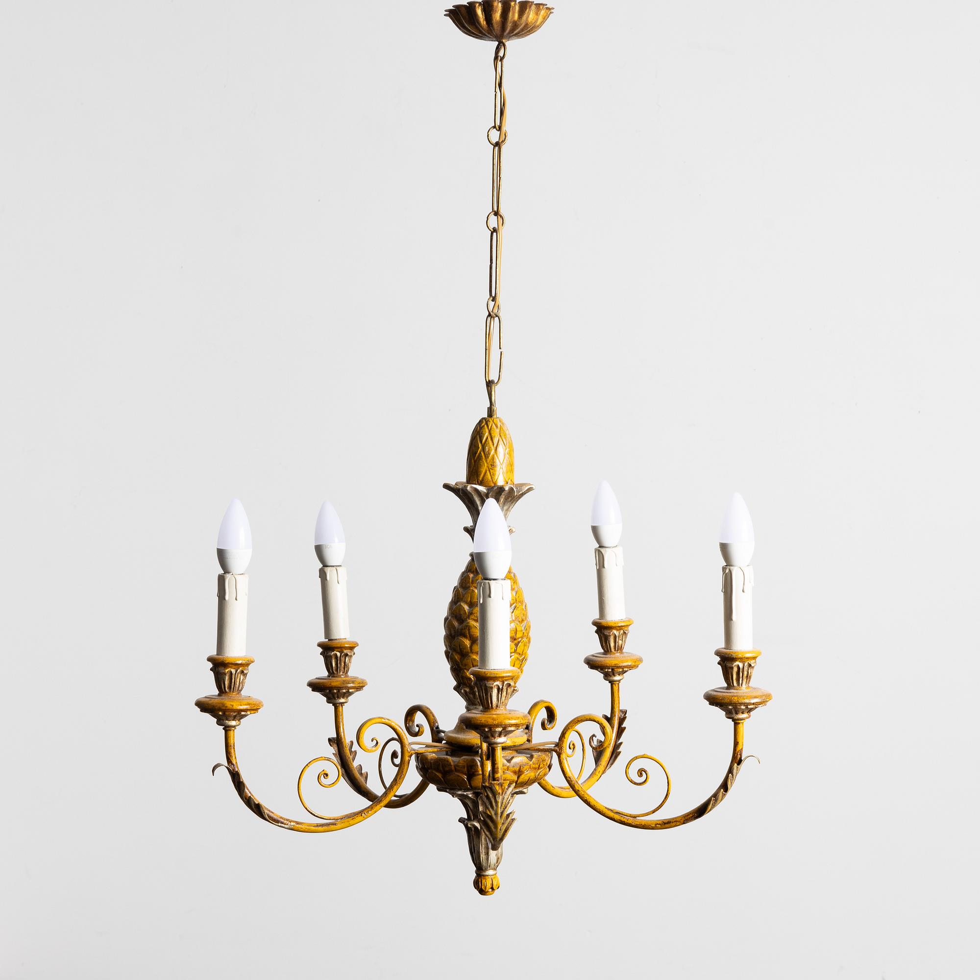 Taklampa, Italien, 1900-talets andra hälft.