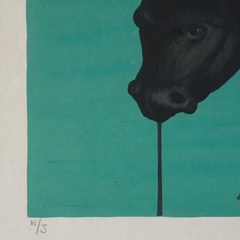 Salvador Dalí, lithograph in colours,1970, signed N/Z.