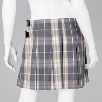 BURBERRY, a pleated wool skirt, size 36.