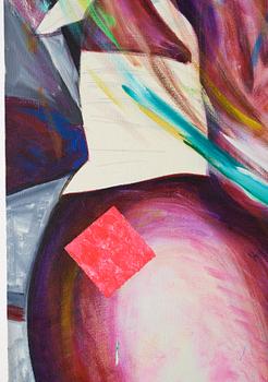 Jonathan Borofsky, acrylic on canvas.