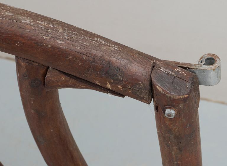 TRÄDGÅRDSMÖBLER, sk Grenmöbler, 7 delar, 1900-tal.