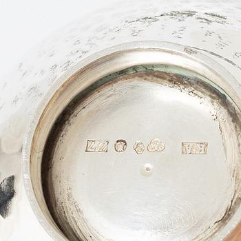 Silver, 5 pieces, Sweden and Denmark, 20th century.
