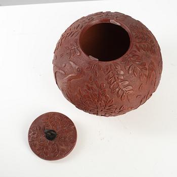 Anja Notini, an urn with cover, own workshop, Saltsjö-Boo.