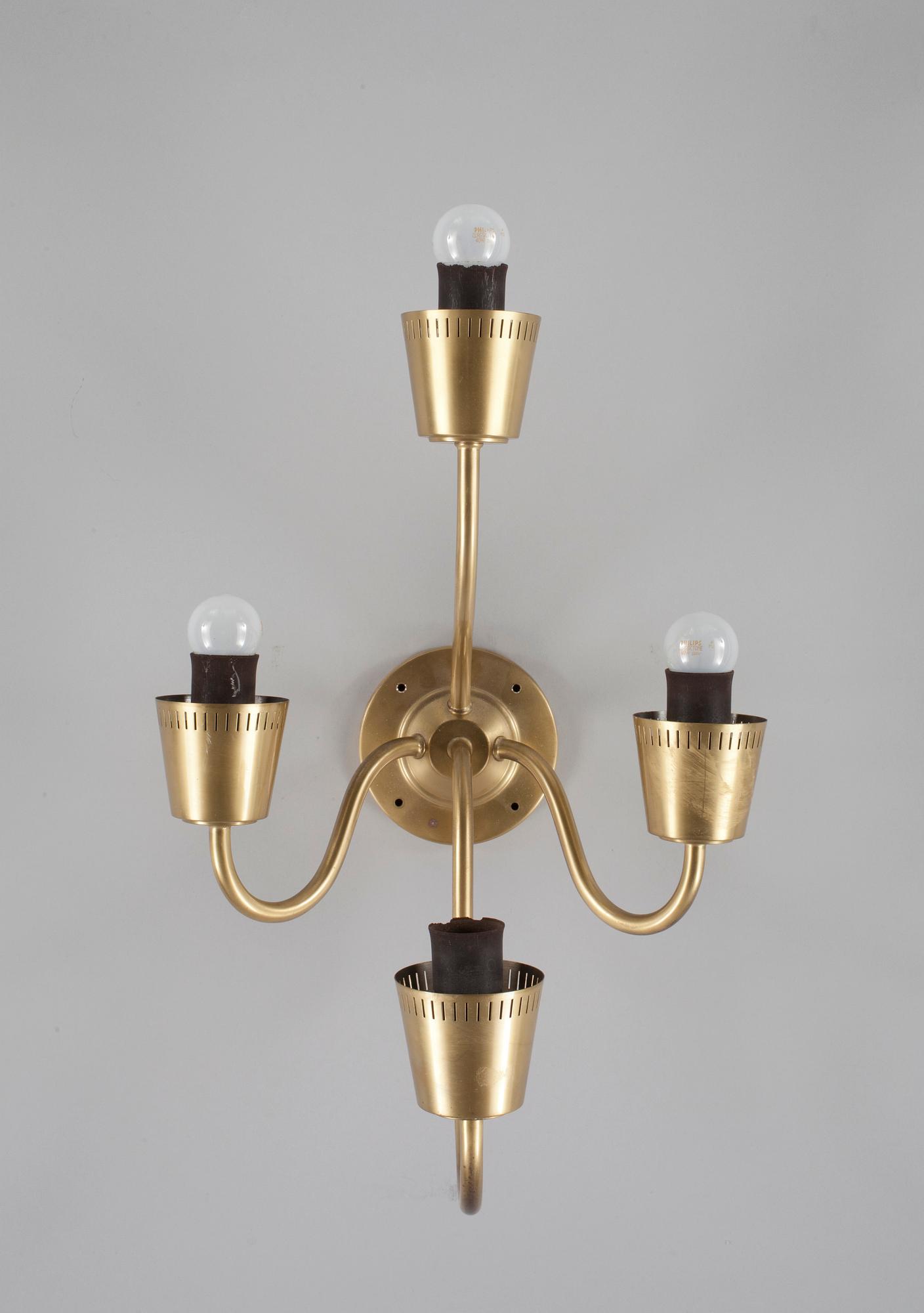 ATELJÉ LYKTAN sannolikt, vägglampor 1 par, 1950-tal.