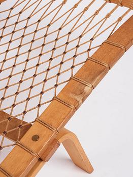 Hans J. Wegner, vilstol  "Hammock Chair GE2", Getama, Danmark, tidigt 1960-tal.