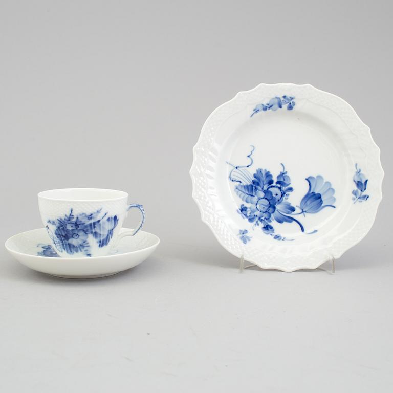 A 27 piece porcelain coffee service from Royal Copenhagen, Denmark.