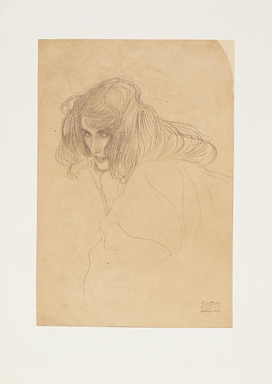 Gustav Klimt, efter, mapp Zeichnungen / Twenty-Five Drawings selected and interpreted by Alice Strobl 1964.