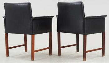 KARMSTOLAR, ett par, Hans Olsen, CS Möbler, 1960-tal.