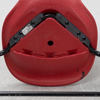 Verner Panton, six 'Pantoswing' chairs, VS, 21st ventury.