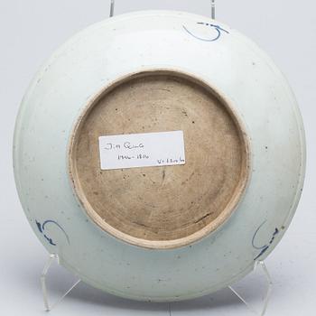 FAT, porslin, 2 st, Kina 1800-tal.
