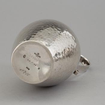 A Danish silver wine jug, maker's mark Michelsen, Copenhagen 1896.
