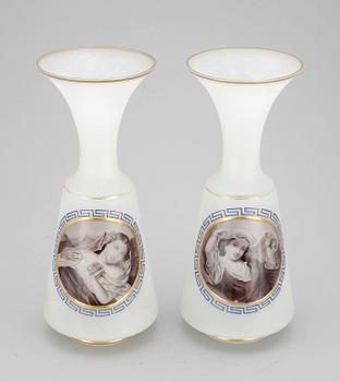 VAS, ett par, glas, trol. Ryssland. Slutet av 1800-talet.