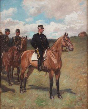 831. Gustaf Cederström, Portrait depicting General Bror Cederström (1824-1893).