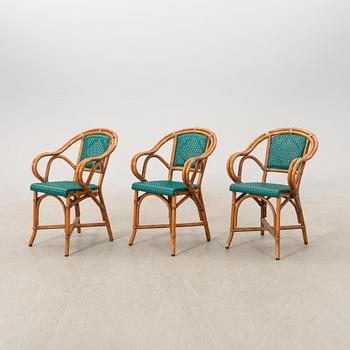 Trädgårdskarmstolar 8 st 1900-talets senare del.