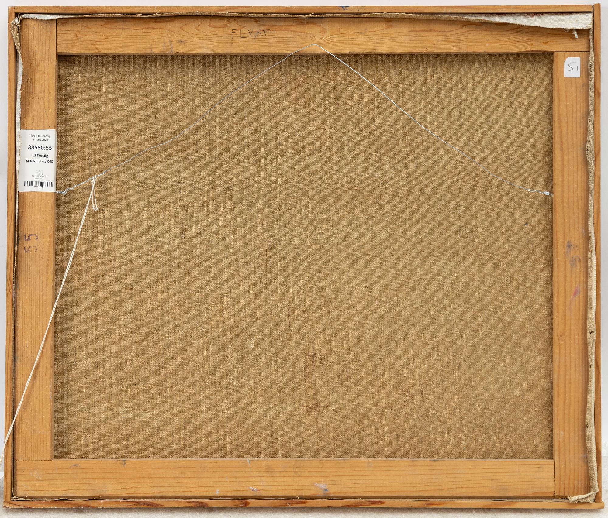 Ulf Trotzig, ”Flykt”.