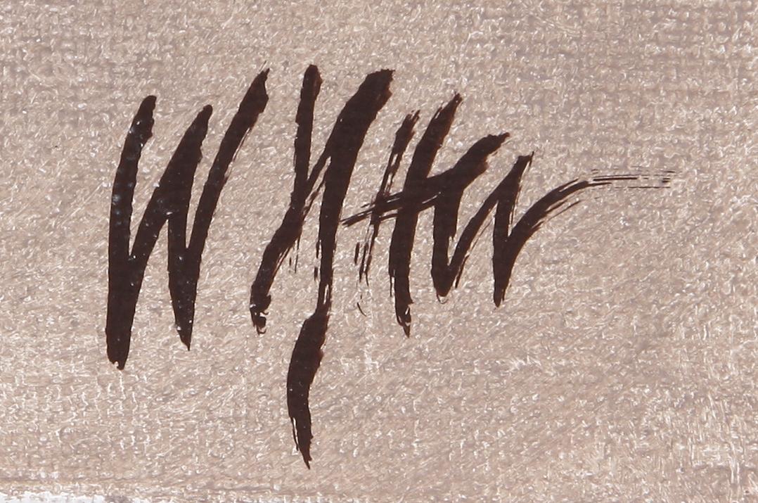 WILLY YTTER, olja på duk. Sign. Dat a tergo 1995. 65x65.