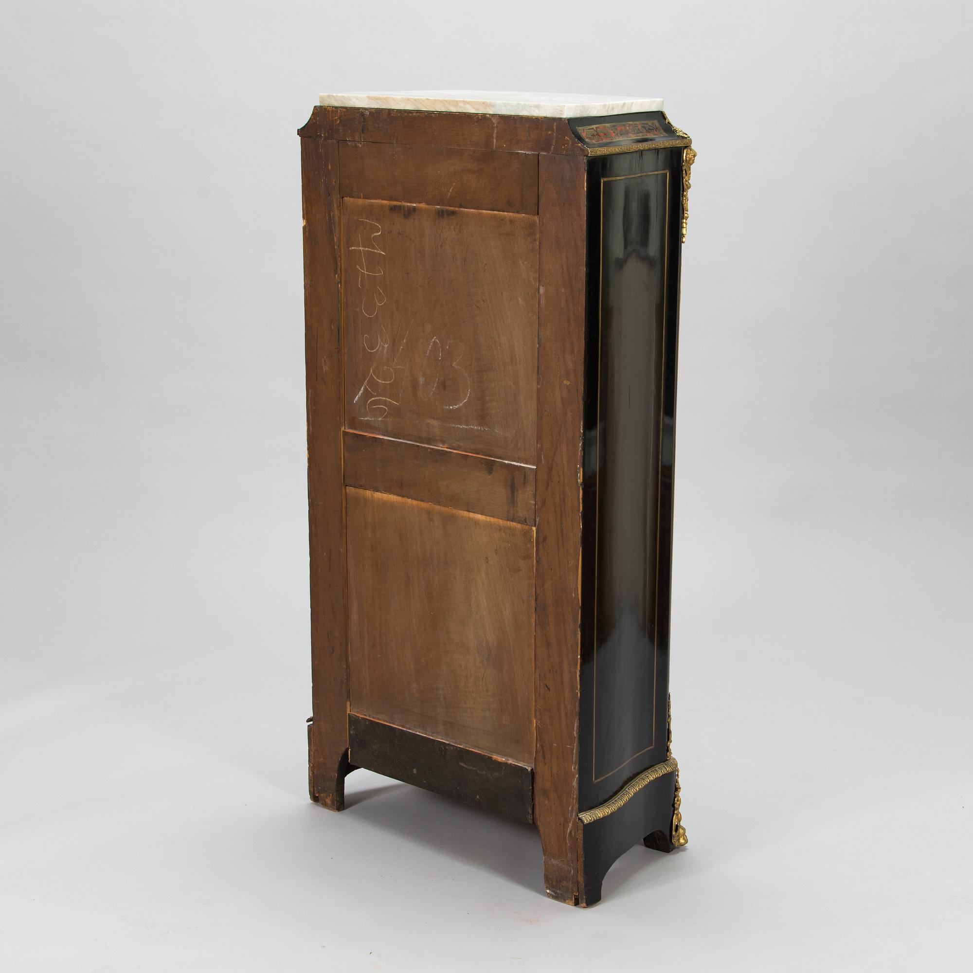 A Boulle style secretaire from latter half of the 19th century.