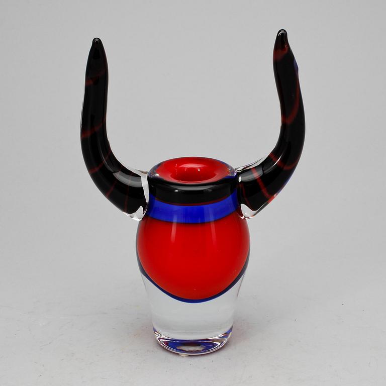 SKULPTUR, glas, Erik Höglund, signerad o daterad -91. Numrerad 37/350.