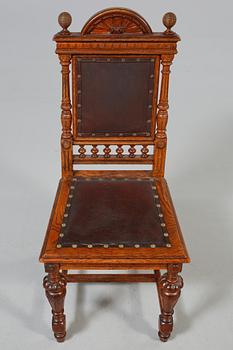 STOLAR, 6 st, nyrenässans, 1800-talets andra hälft.